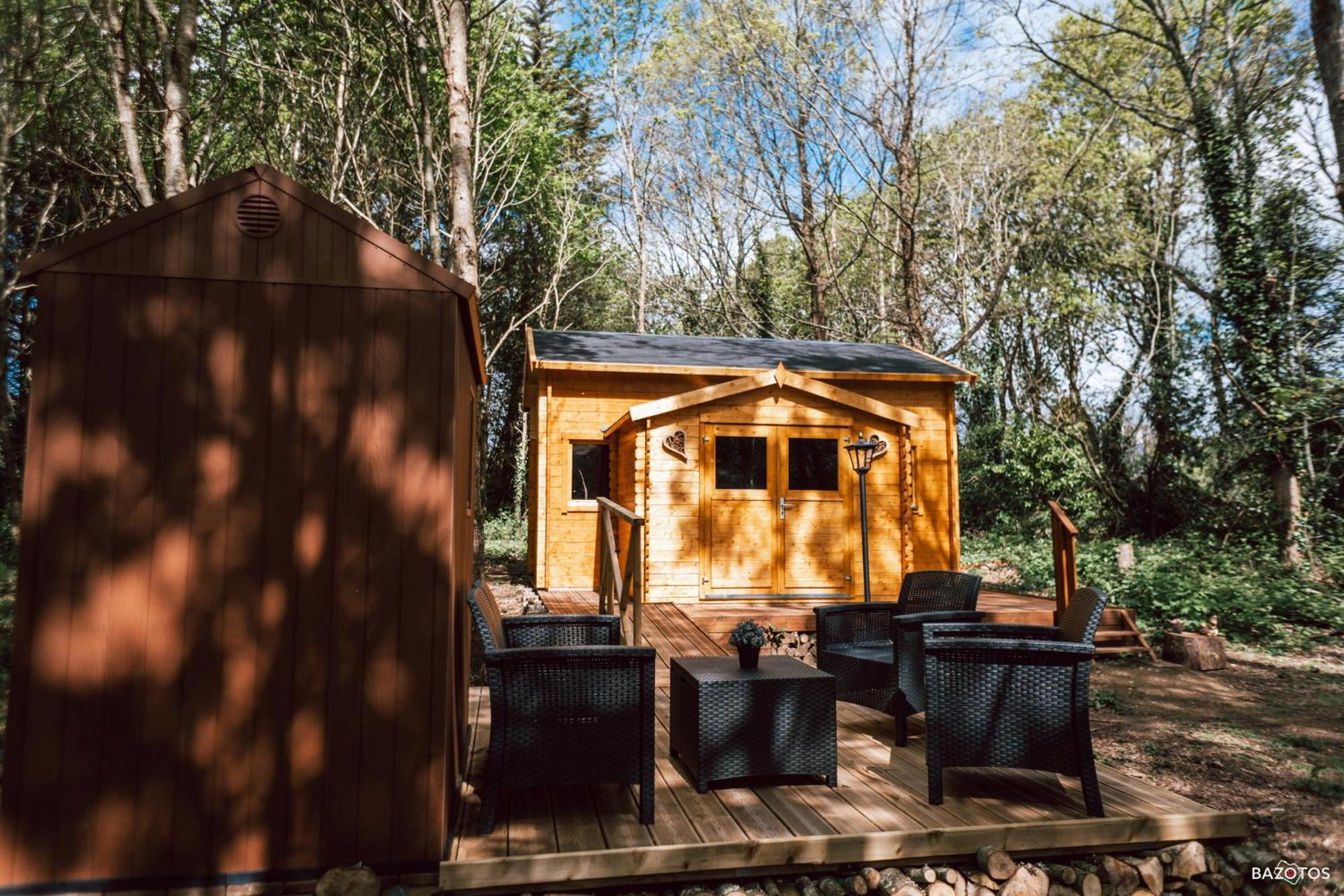 Cabane Insolite Avec Escape Game Saint-Évarzec Extérieur photo